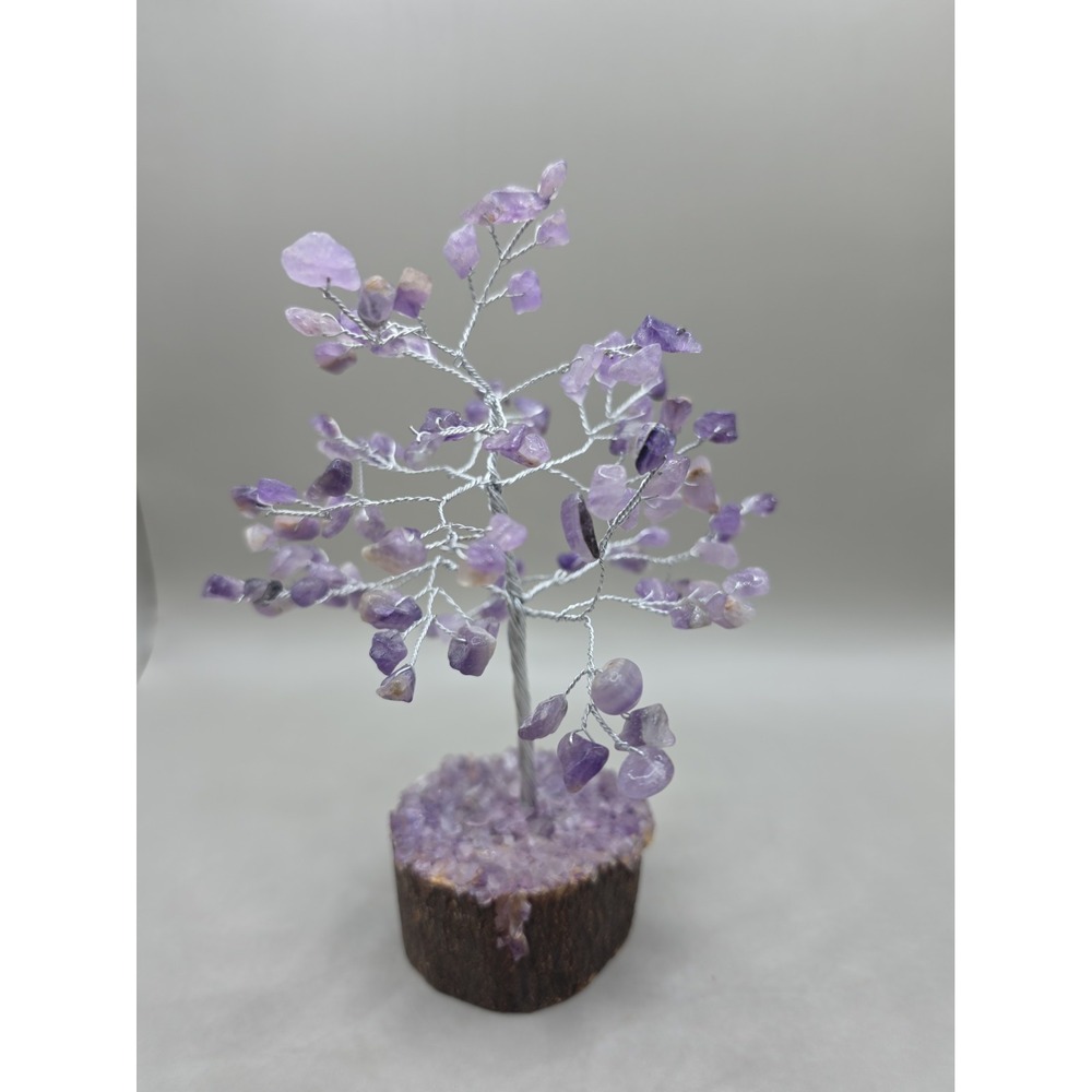 Amethyst Crystal tree Gemstone Bonsai Tree Bendable